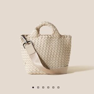 Naghedi St Barths Petite Tote in Ecru
